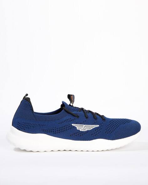 red tape blue walking shoes