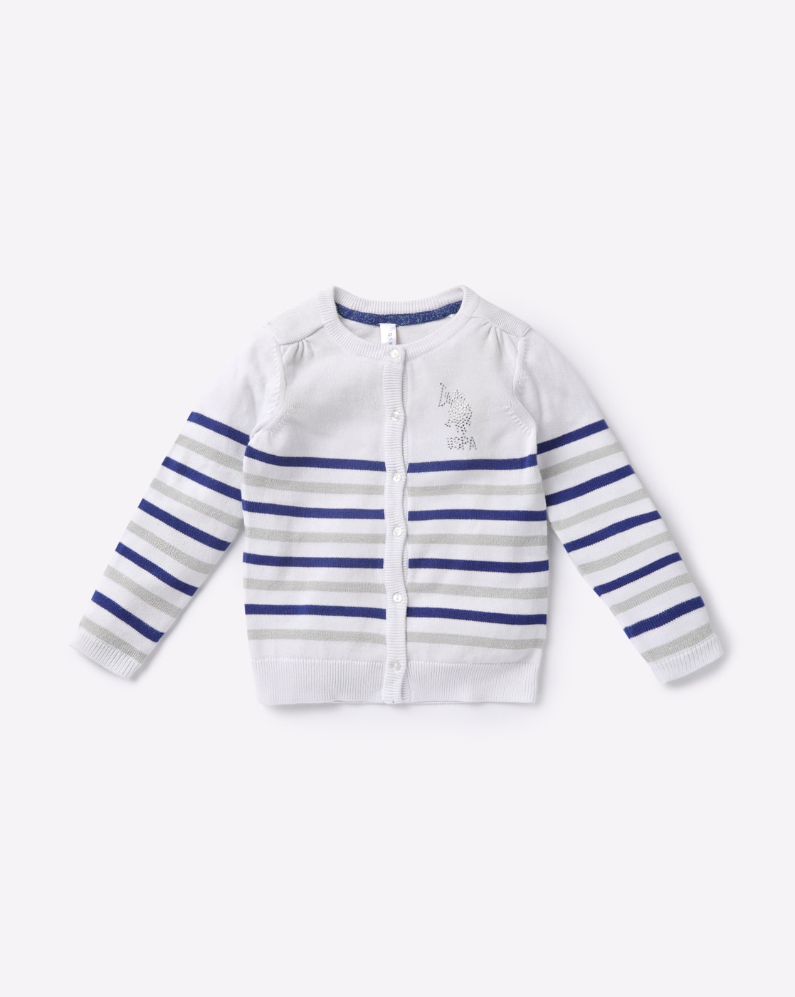 Polo Assn U.S Girls Cardigan Sweater