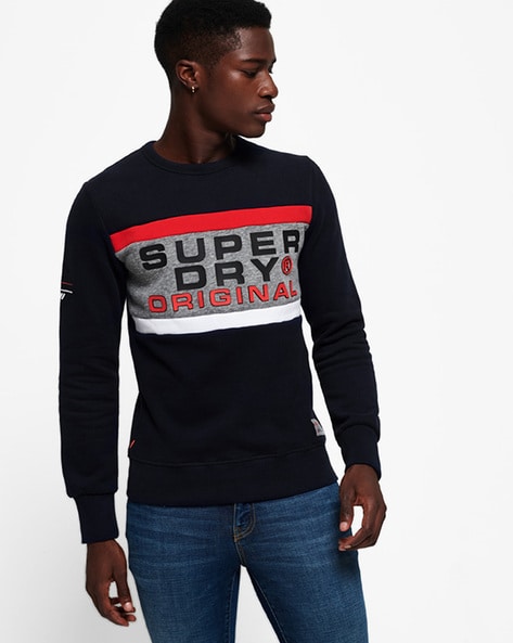 superdry black sweatshirt