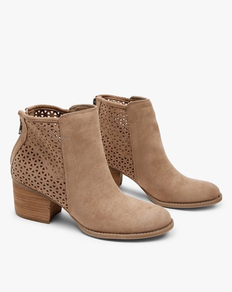 Madden girl perforated on sale booties