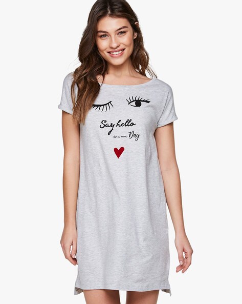 Buy Grey Nightshirts&Nighties for Women by Hunkemoller Online