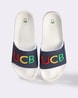 UNITED COLORS OF BENETTON Colourblock Slides with Signature Branding