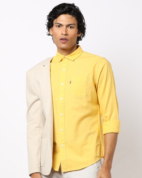 levis yellow shirt