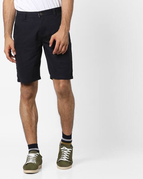 Buy Navy Blue Shorts \u0026 3/4ths for Men 