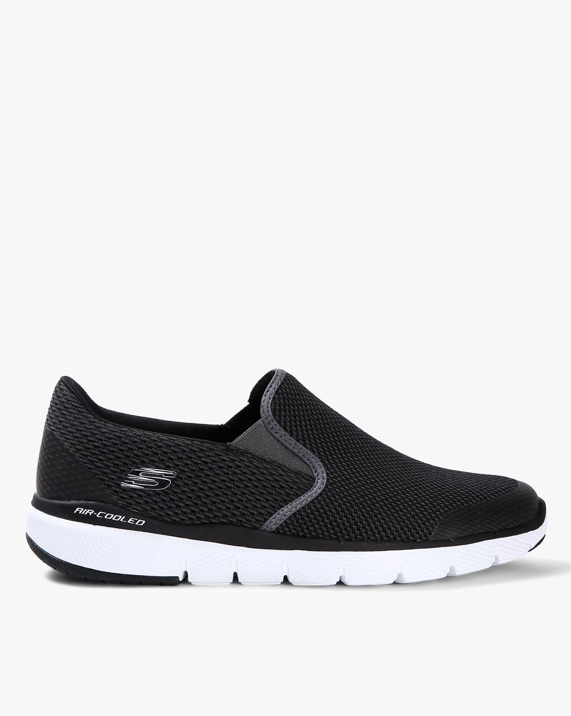 skechers textured slip on sneakers