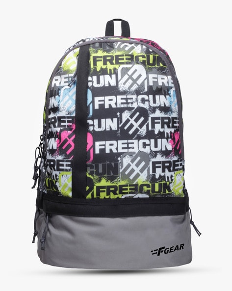 Printed Backpack with Adjustable Shoulder Straps