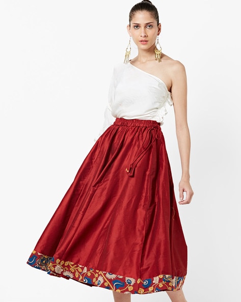 herija Solid Women Aline Black Skirt  Buy herija Solid Women Aline Black  Skirt Online at Best Prices in India  Flipkartcom