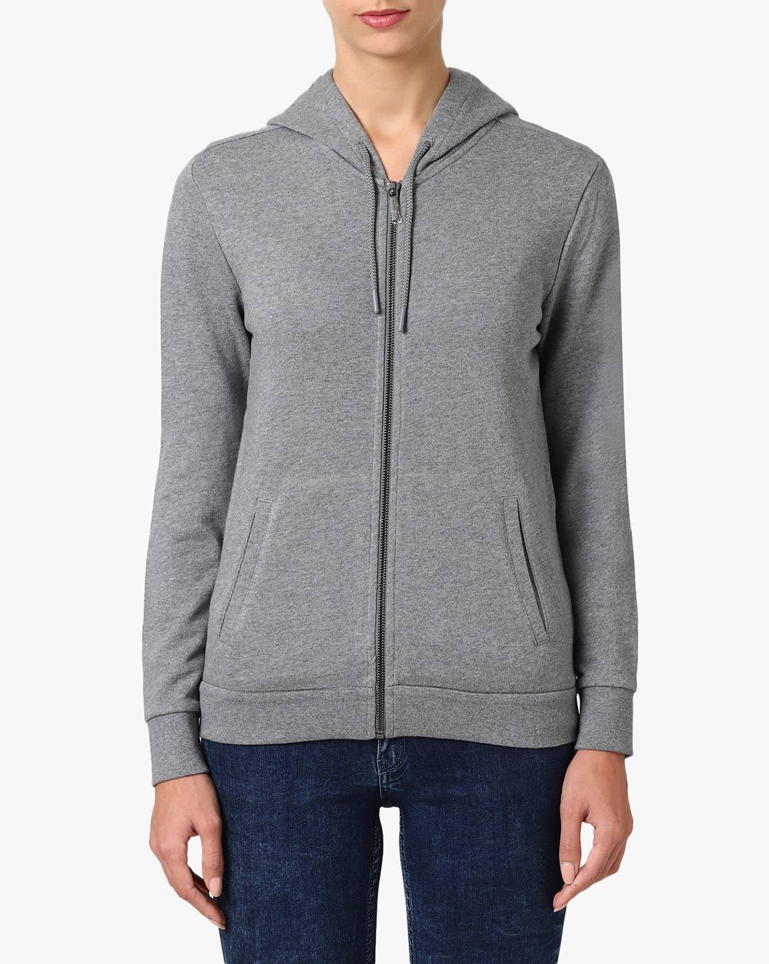 armani exchange zip up sweater