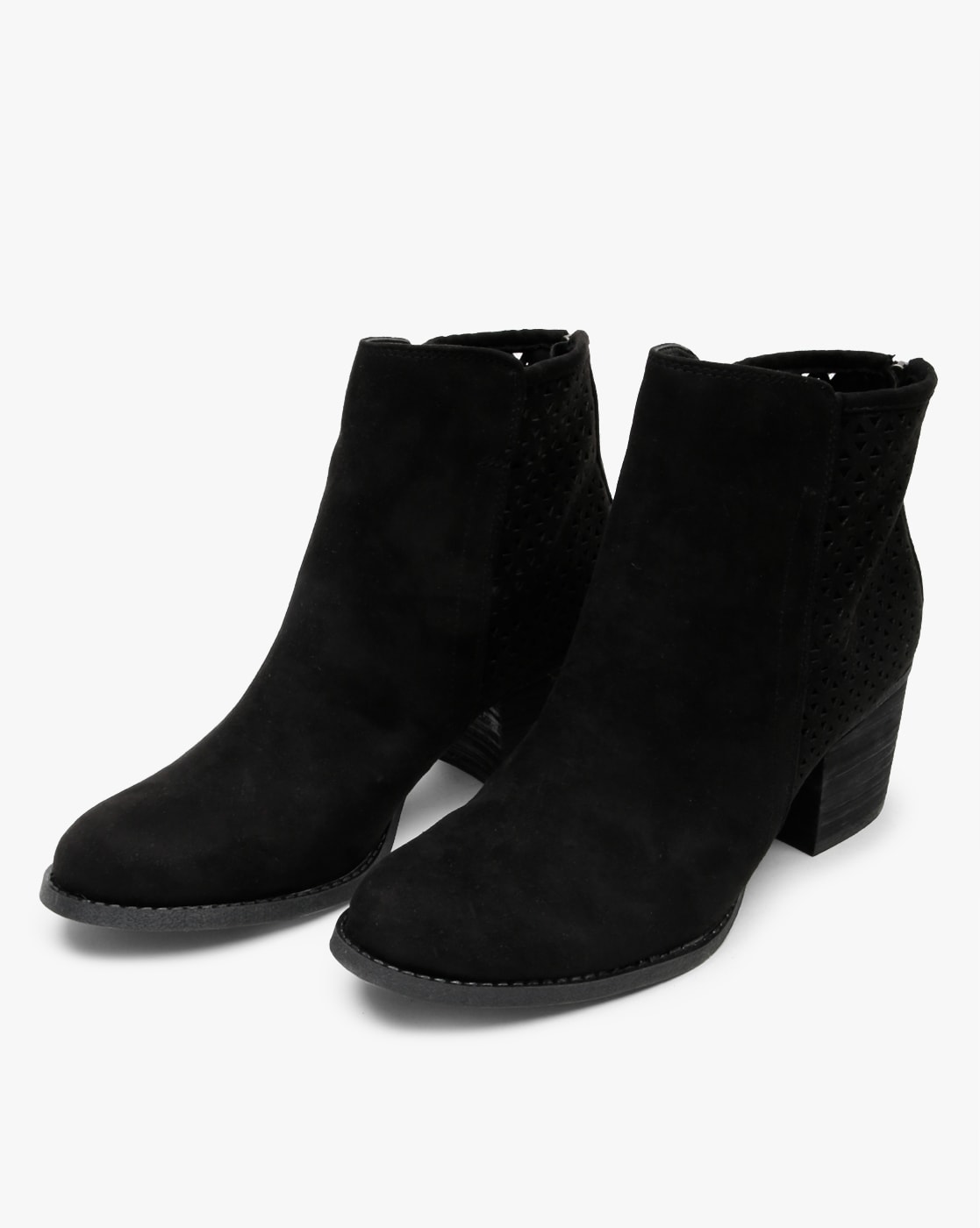 madden girl textured ankle booties