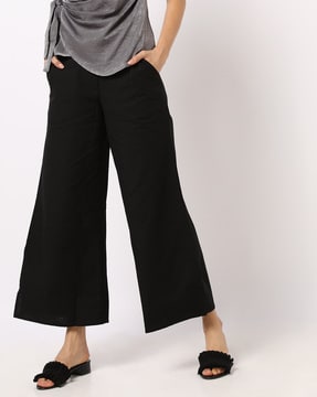 Buy Black Trousers & Pants for Women by AND Online