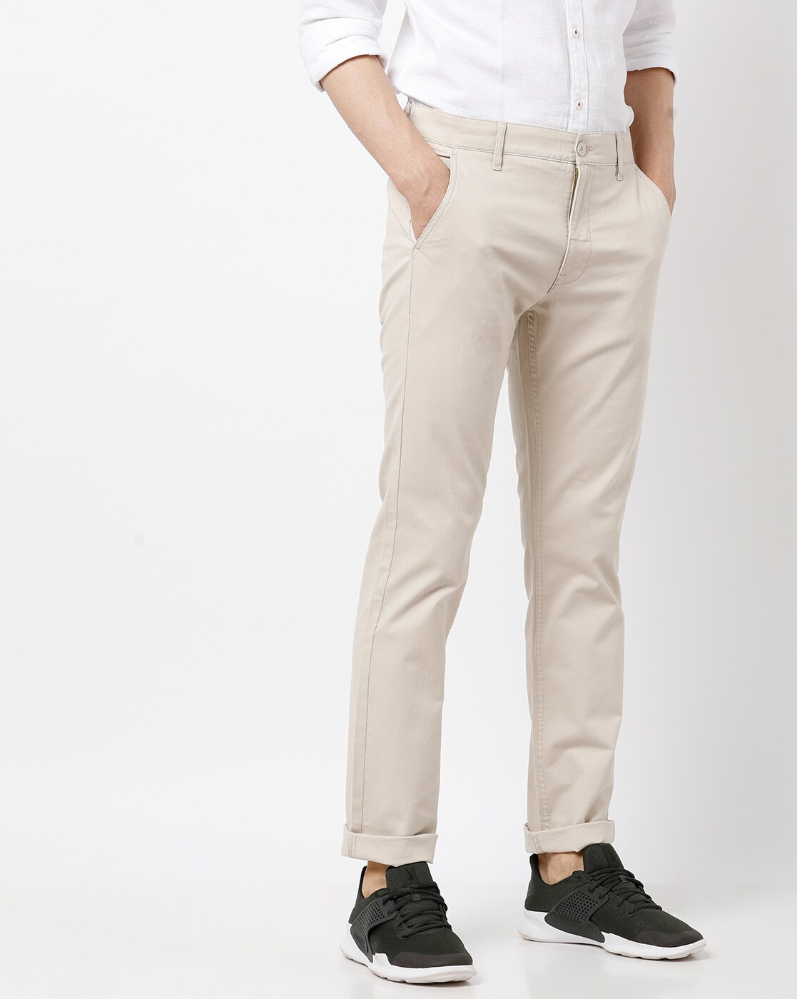 LEVIS Slim Fit Men Khaki Trousers  Buy LEVIS Slim Fit Men Khaki Trousers  Online at Best Prices in India  Flipkartcom