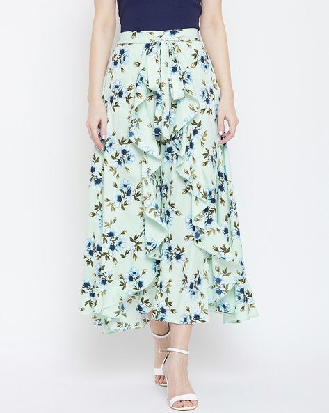 floral maxi skirt online india