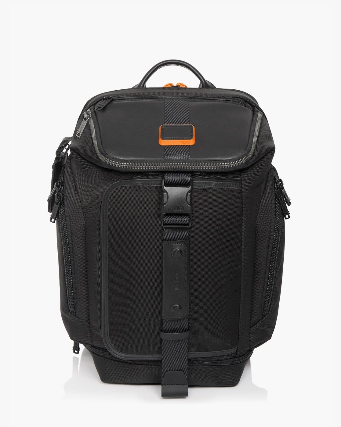 tumi orange backpack