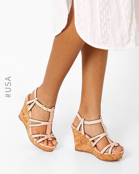 light pink wedges