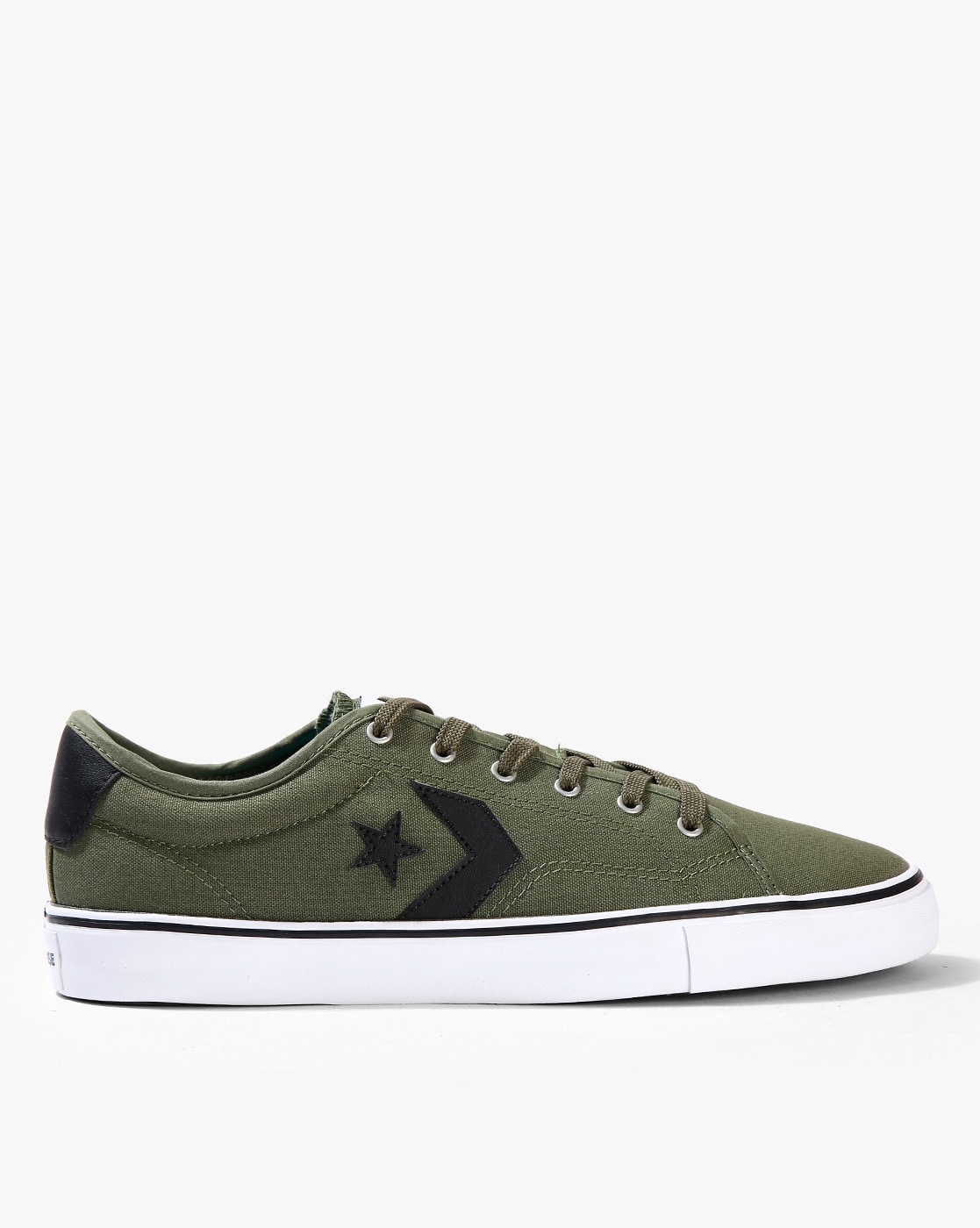 olive green converse low top