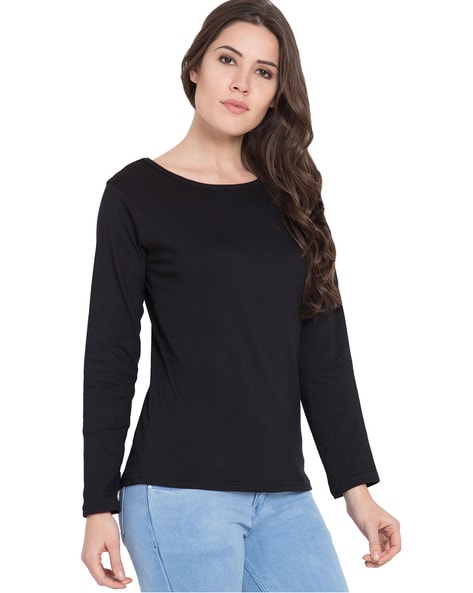 full sleeve long t shirts for womens online
