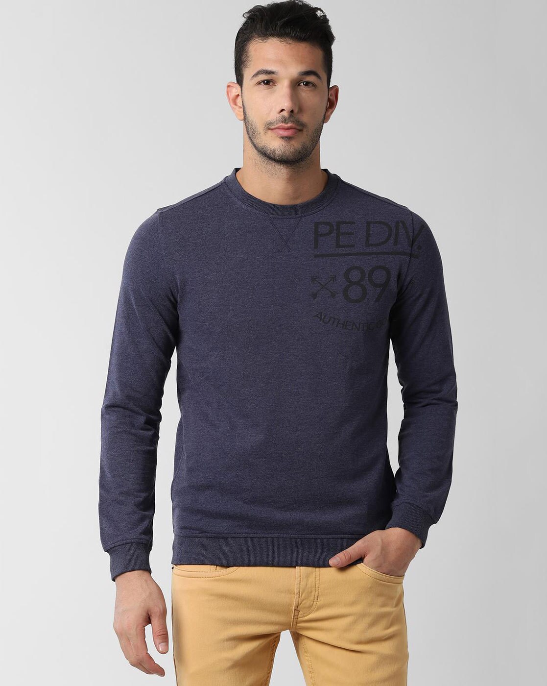 mens navy sweatshirt