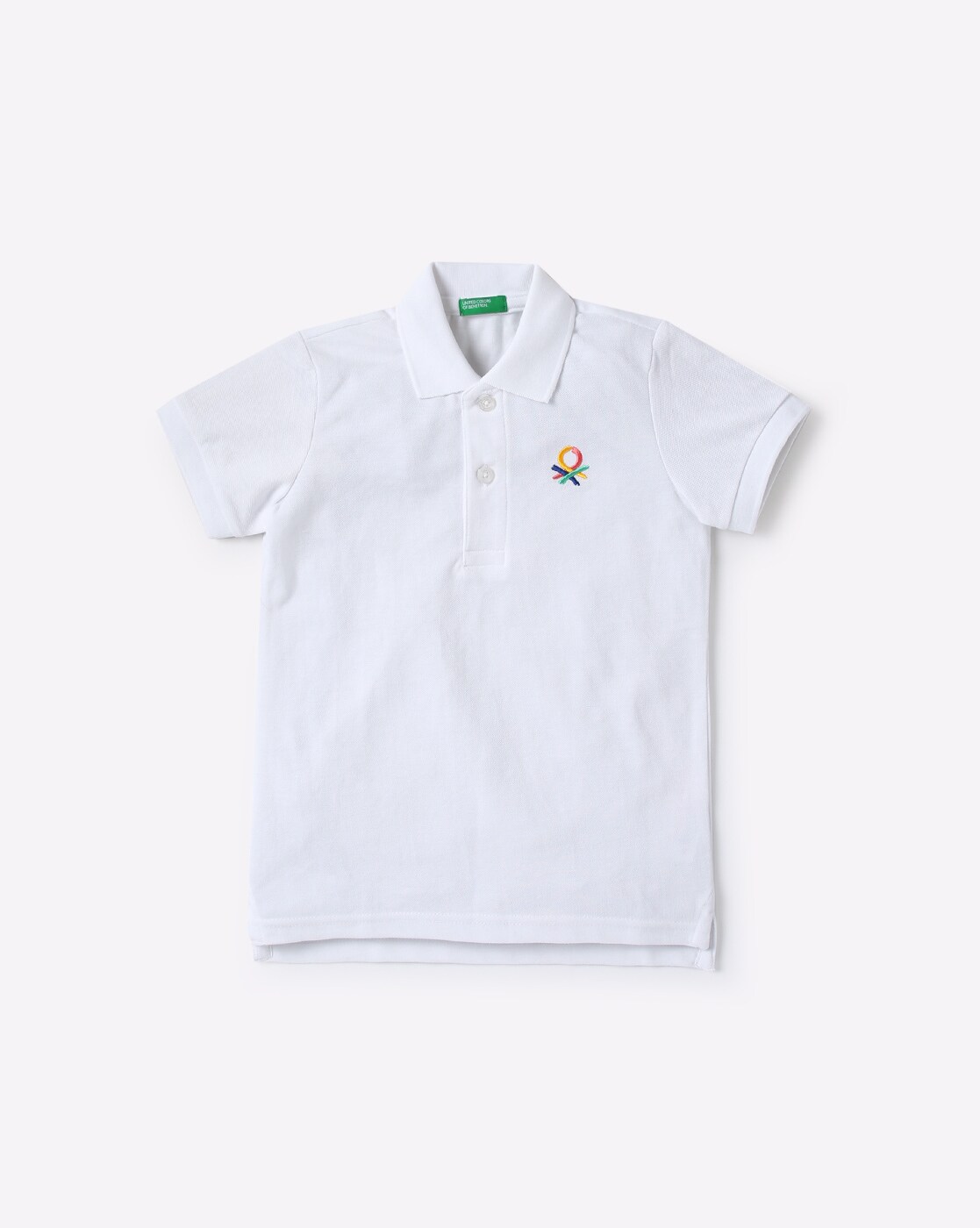 white colour polo t shirt