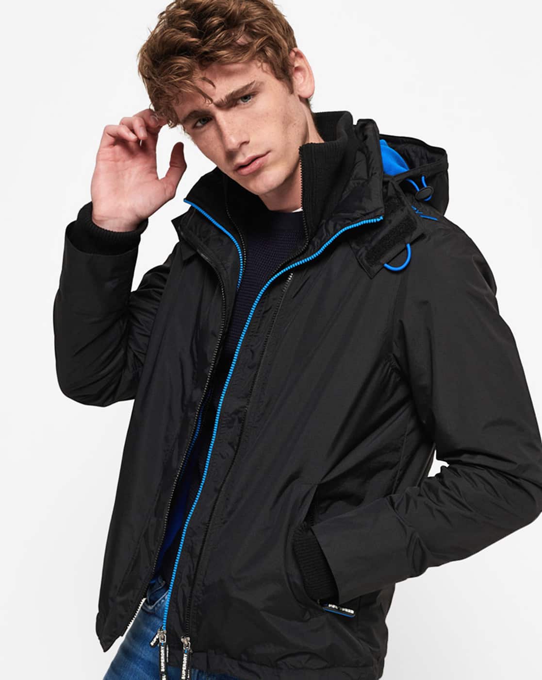 Popzip Hood Arctic Windcheater Regular Fit Jacket