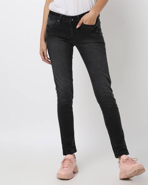 loose fit black jeans womens