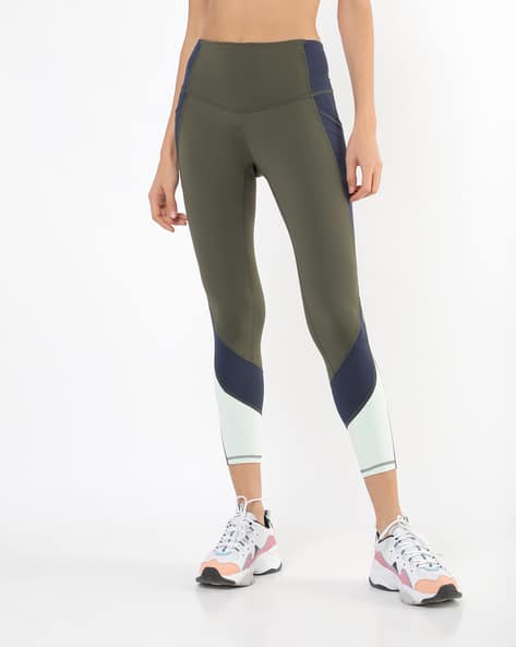 Buy Green Leggings for Women by Enamor 