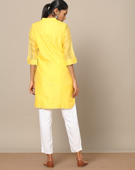 Buy Yellow Shirts, Tops & Tunic for Women by SWADESH Online