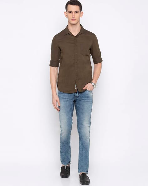 Low-Rise Mid-Wash Skinny Jeans (Image - 3)