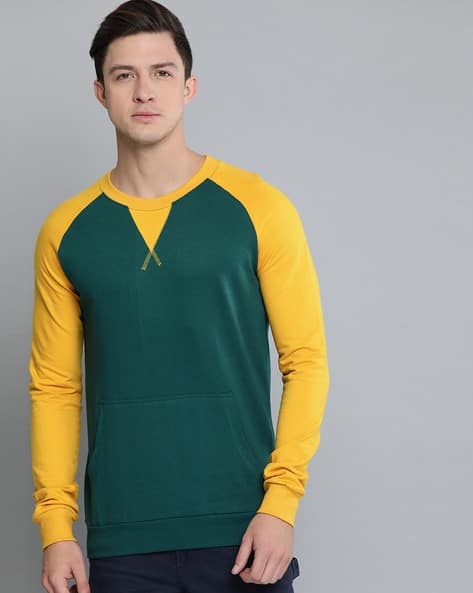 Buy Green Sweatshirt u0026 Hoodies for Men by DIFFERENCE OF OPINION Online |  Ajio.com