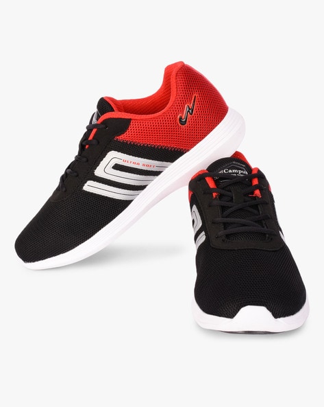 Buy Red \u0026 Black Sports Shoes for Men by 