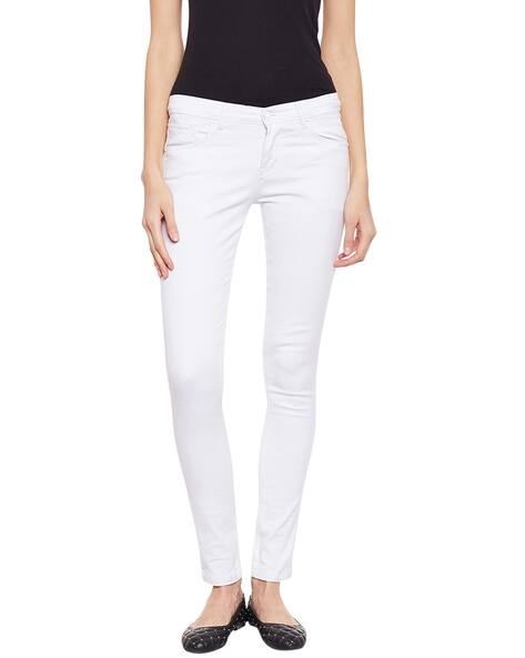 white jeggings jeans