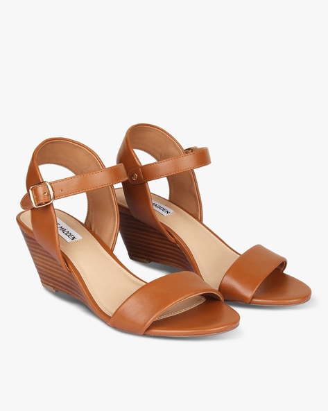 Buy Tan Heeled Sandals for Women by STEVE MADDEN Online Ajio