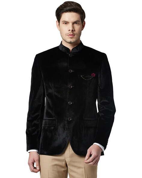 Band outlet collar blazer