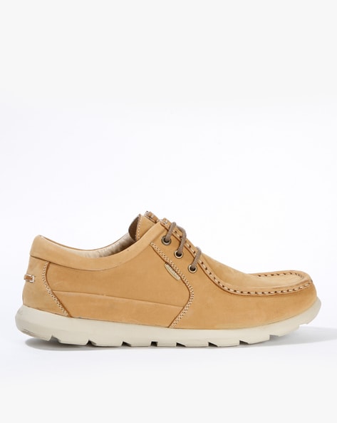 woodland men brown casual shoes