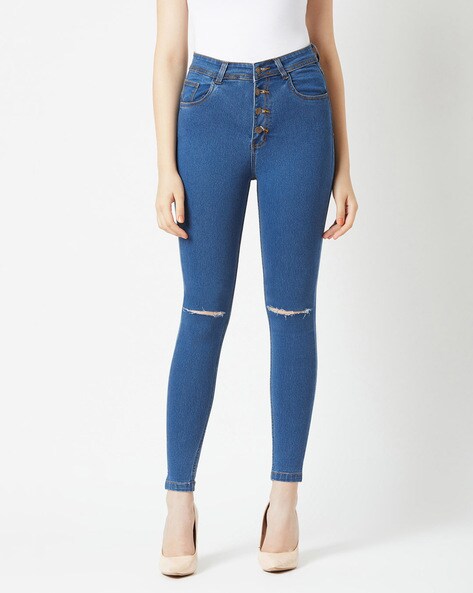 Topshop joni ripped outlet jeans