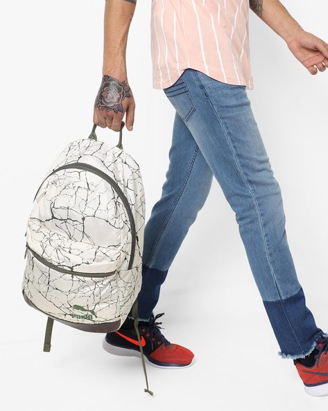 puma white casual backpack