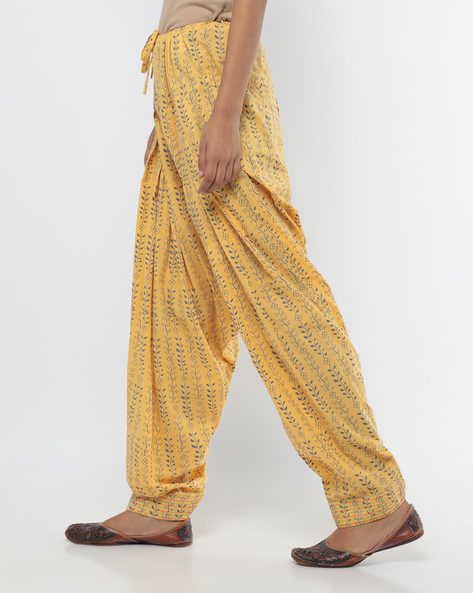 Buy Mustard Pants for Women by AJIO Online