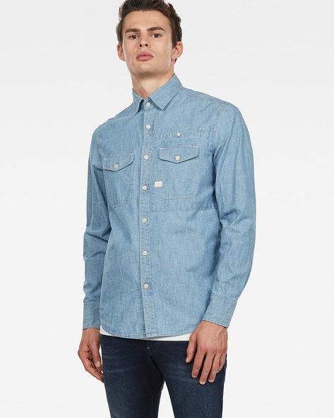 Buy Blue Shirts for Men by G STAR RAW 