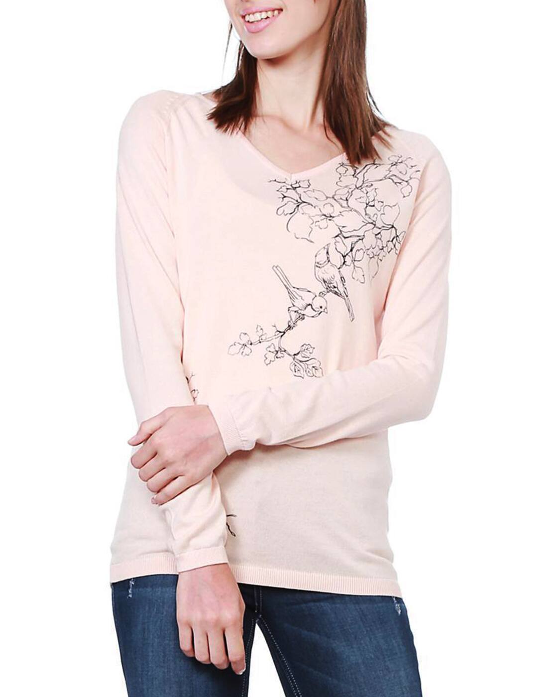 Buy Pink Tops for Women by ALLEN SOLLY 