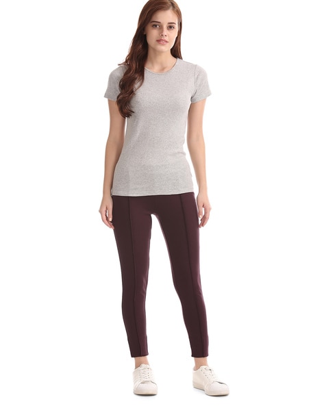 Buy Purple Trousers & Pants for Women by GAP Online