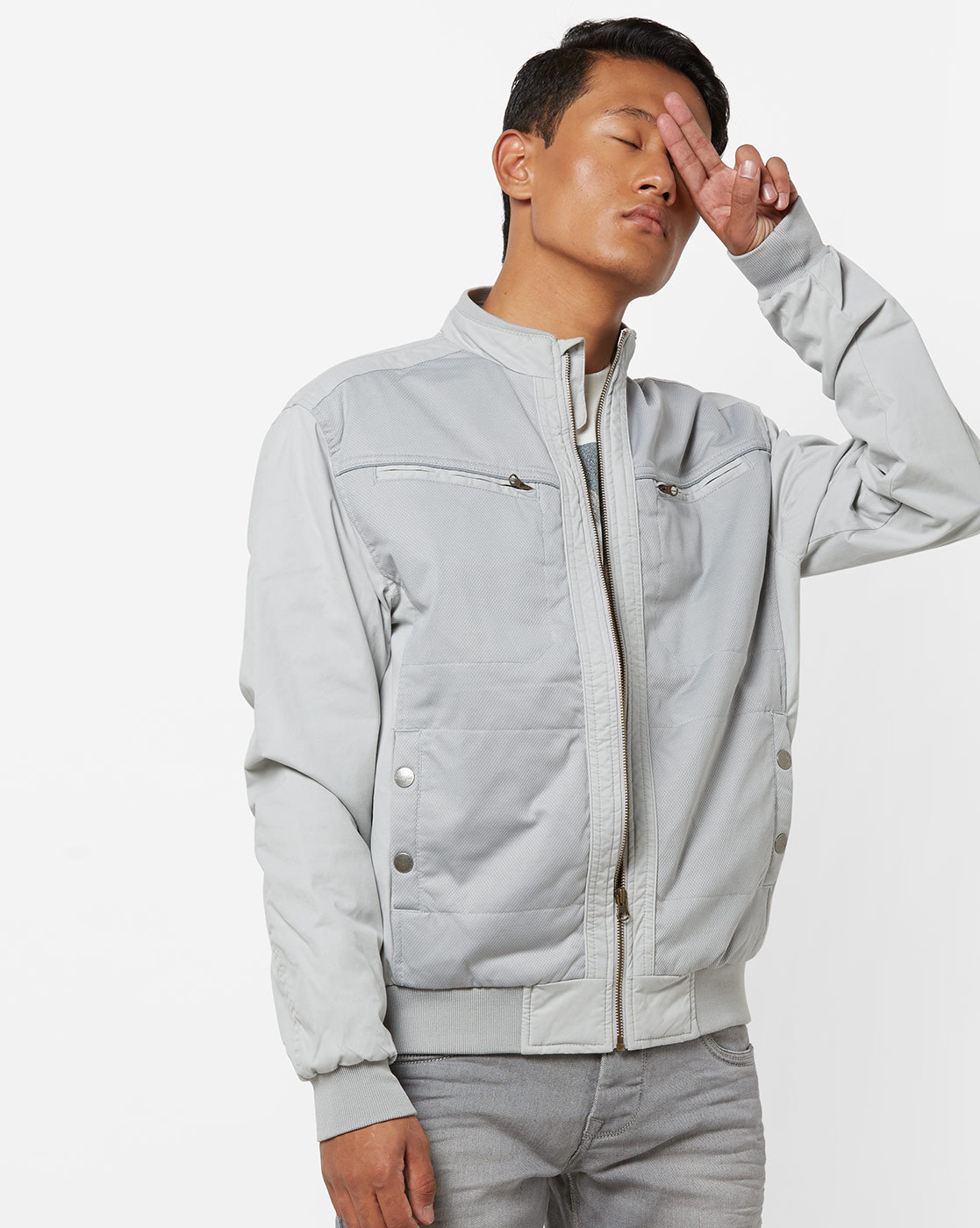 wrangler grey jacket