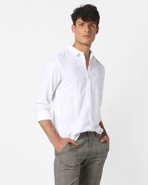 White Shirts For Men on Sale - Buy Mens Dresses Online - AJIO