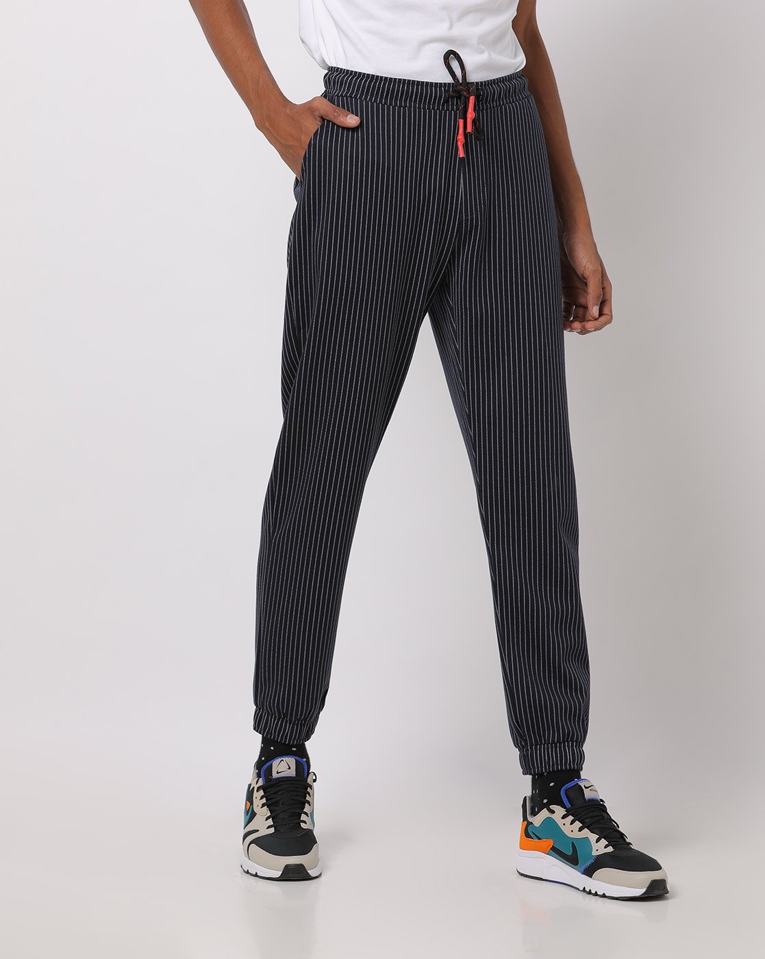 Striped Tailored Fit Pants