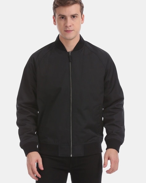 gap black bomber jacket