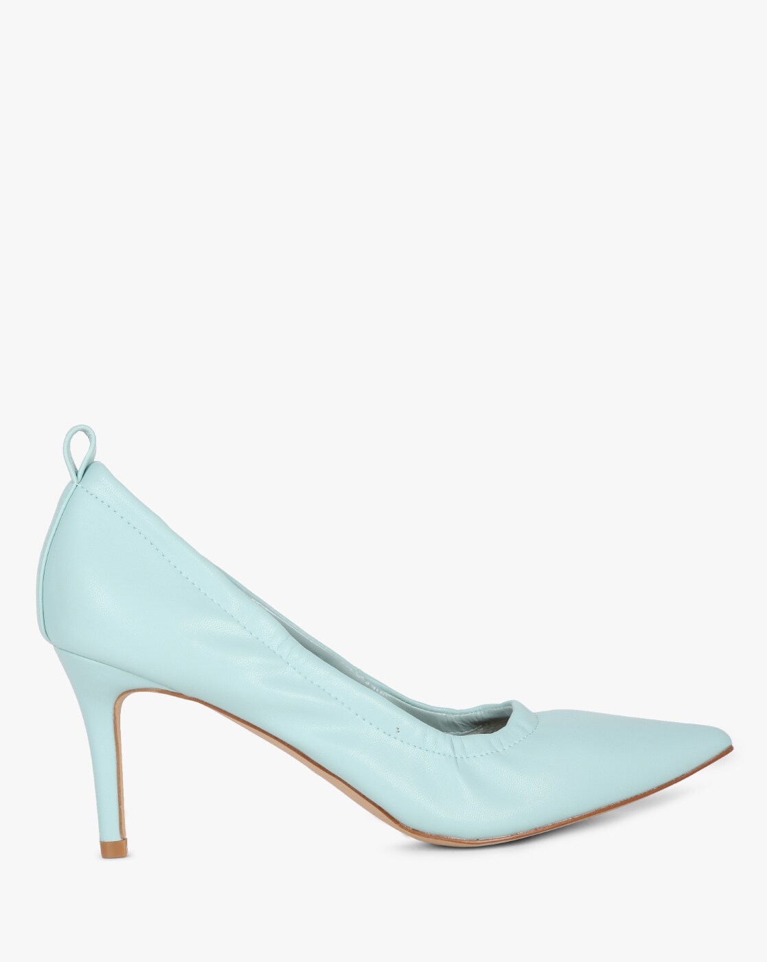 light blue pumps