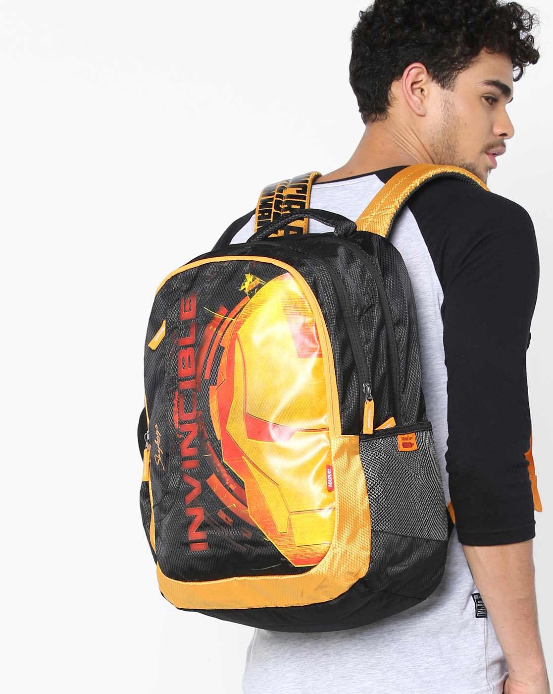 skybags sb marvel plus iron man 35l backpack