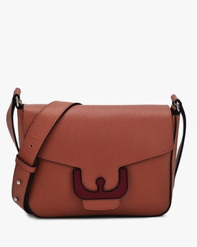 Buy COCCINELLE Ambrine Textured Sling Bag with Detachable Strap