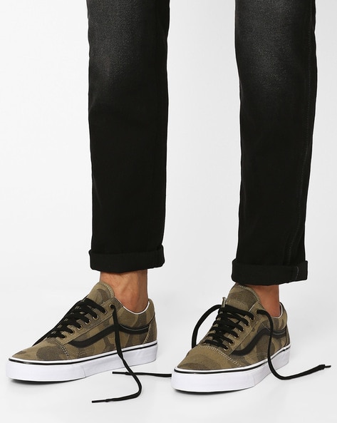 Olive Green Sneakers for Men by Vans 