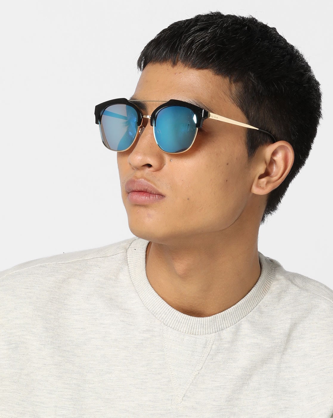 men's polarized clubmaster sunglasses