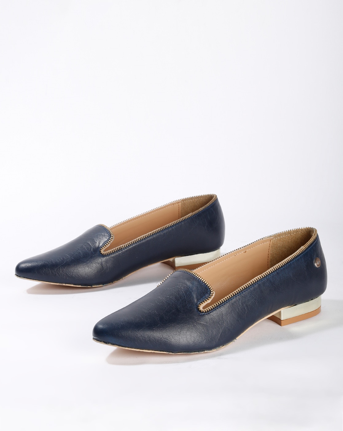 Buy Blue Heeled Shoes for Women by Bata 