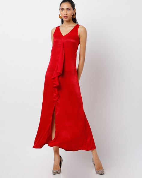 Buy High Slit Maxi Dress Online In India -  India